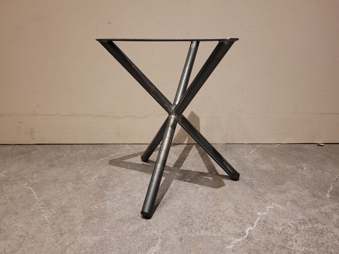 Couchtischgestell 3 beinig Metall - rustikal