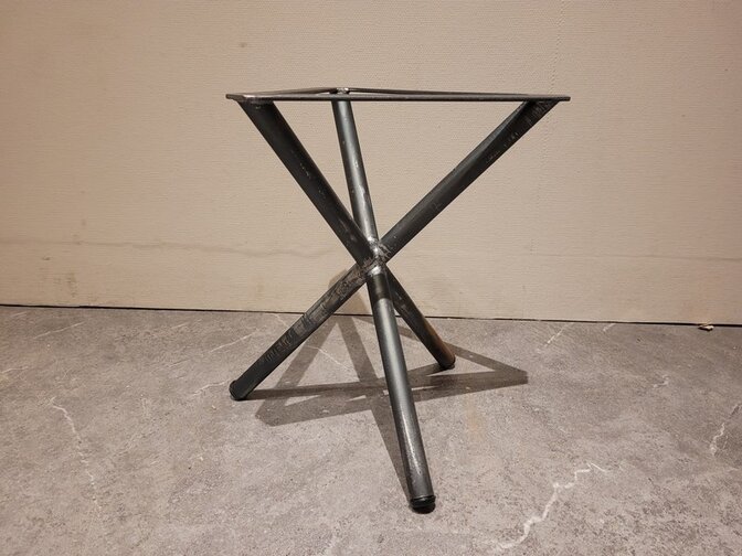 Couchtischgestell 3 beinig Metall - rustikal