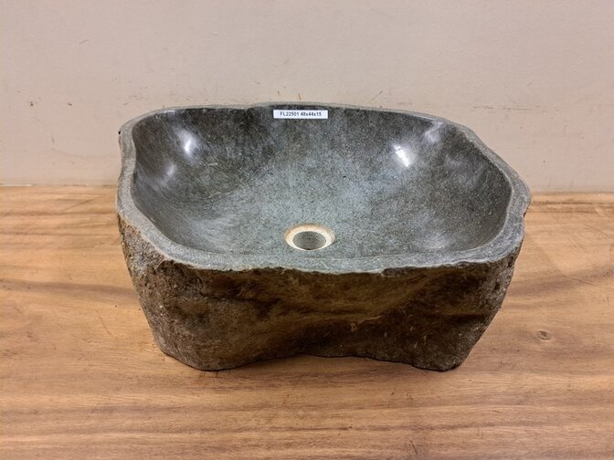 Waschbecken aus Naturstein - 48x44x15cm - FL22501