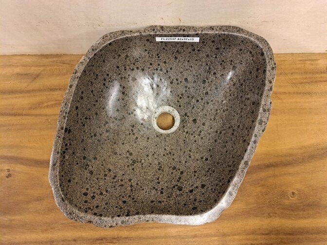 Waschbecken aus Naturstein – 42 x 37 x 15 cm – FL22537