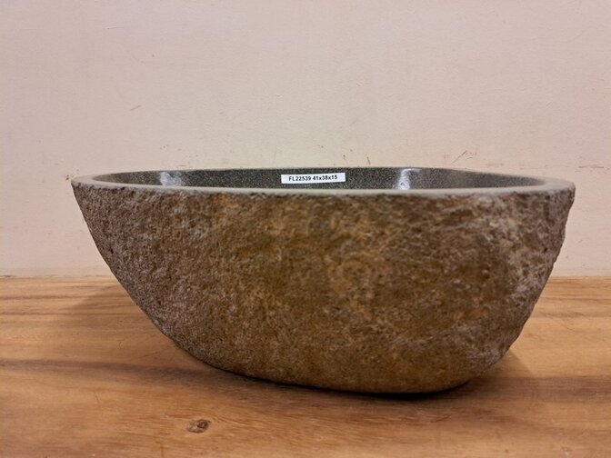 Waschbecken aus Naturstein – 41 x 38 x 15 cm – FL22539