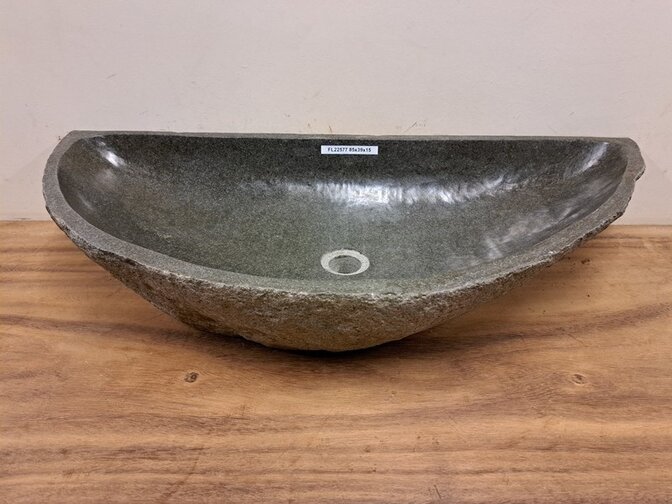 Naturstein-Waschbecken – 85 x 39 x 15 cm – FL22577