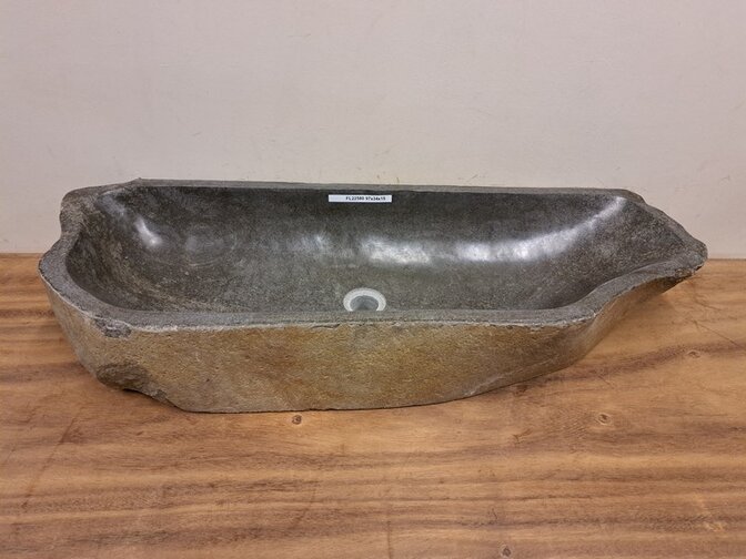 Naturstein-Waschbecken – 97 x 34 x 15 cm – FL22580