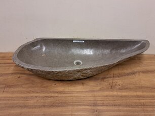 Naturstein-Waschbecken – 100 x 39 x 15 cm – FL22592
