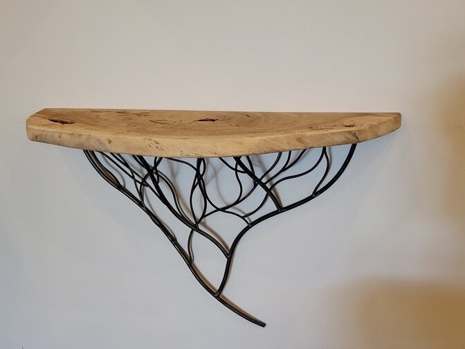 Metallgestell für Wandtisch – Carrot –  80 x 20 x 60 cm