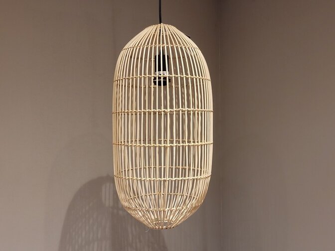 Lampenschirm im Ibiza-Stil 50 x 80 cm - Rattan