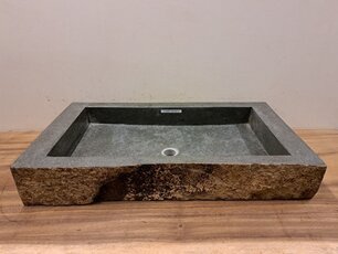 Waschbecken aus Naturstein 80x45x13 cm - FL22607