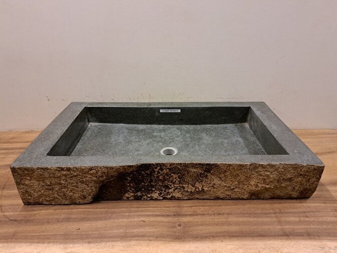 Waschbecken aus Naturstein 80x45x13 cm - FL22607