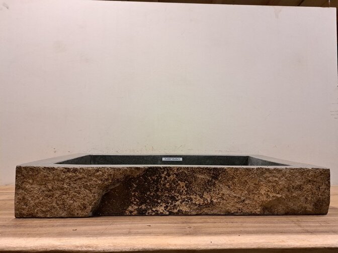 Waschbecken aus Naturstein 80x45x13 cm - FL22607