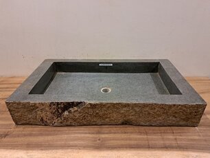 Waschbecken aus Naturstein 80x45x13 cm - FL22609