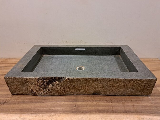 Waschbecken aus Naturstein 80x45x13 cm - FL22609
