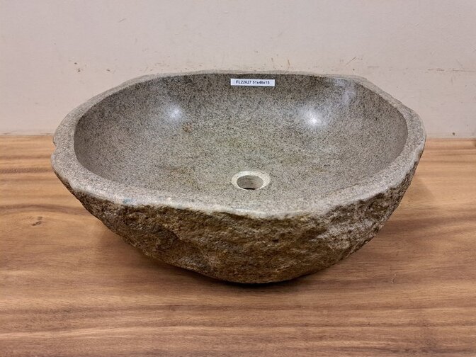 Naturstein-Waschbecken – 51 x 46 x 15 cm – FL22627