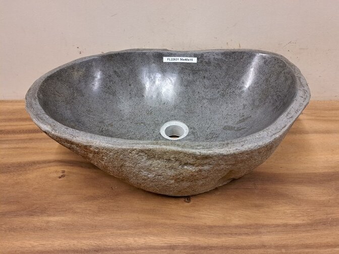Waschbecken aus Naturstein – 56 x 40 x 15 cm – FL22631