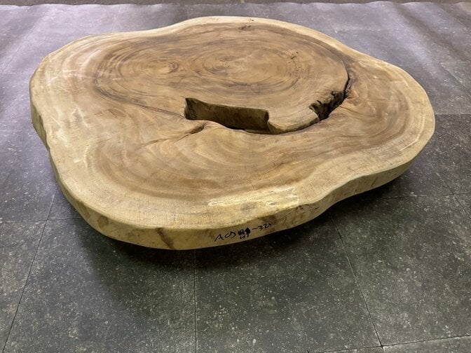 Baumstamm-Tischplatte rund 95/105 cm AG41-324