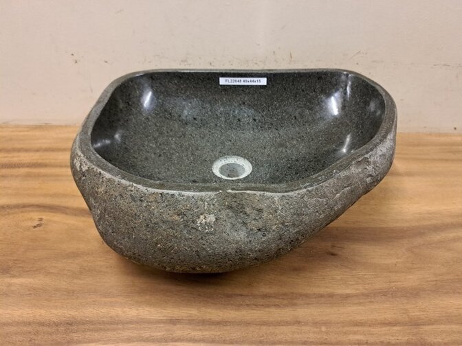 Waschbecken aus Naturstein – 48 x 44 x 15 cm – FL22648