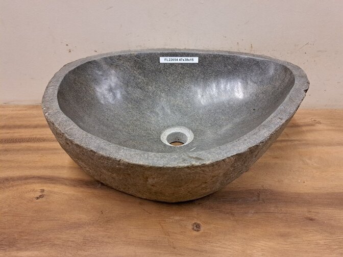 Waschbecken aus Naturstein – 47 x 38 x 15 cm – FL22654