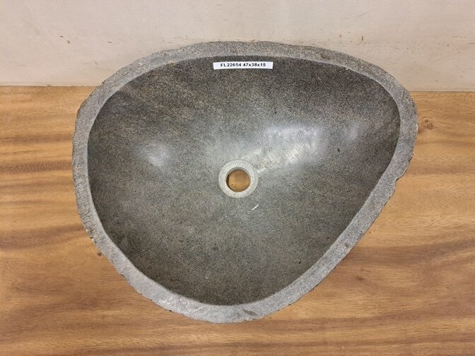 Waschbecken aus Naturstein – 47 x 38 x 15 cm – FL22654