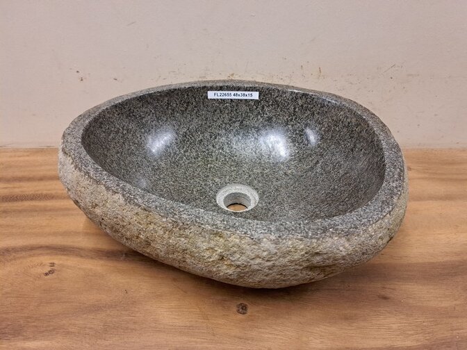 Waschbecken aus Naturstein – 48 x 38 x 15 cm – FL22655