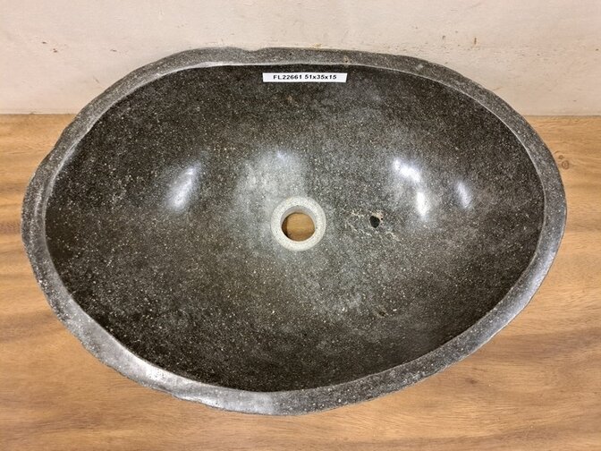 Waschbecken aus Naturstein – 51 x 35 x 15 cm – FL22661