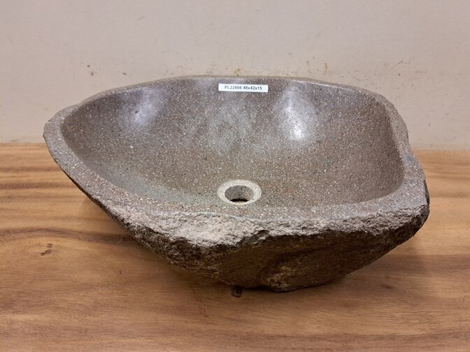 Waschbecken aus Naturstein – 48 x 42 x 15 cm – FL22666
