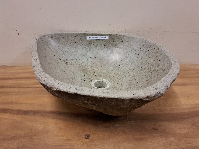Waschbecken aus Naturstein – 45 x 39 x 15 cm – FL22668