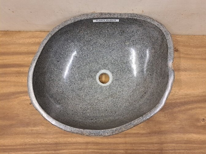 Waschbecken aus Naturstein – 45 x 40 x 15 cm – FL22674