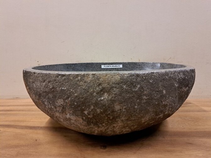 Waschbecken aus Naturstein – 45 x 40 x 15 cm – FL22674