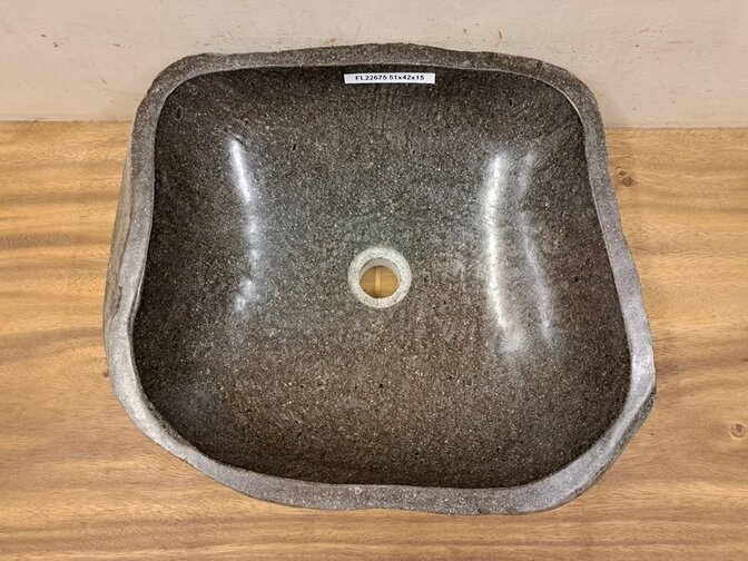 Waschbecken aus Naturstein – 51 x 42 x 15 cm – FL22675