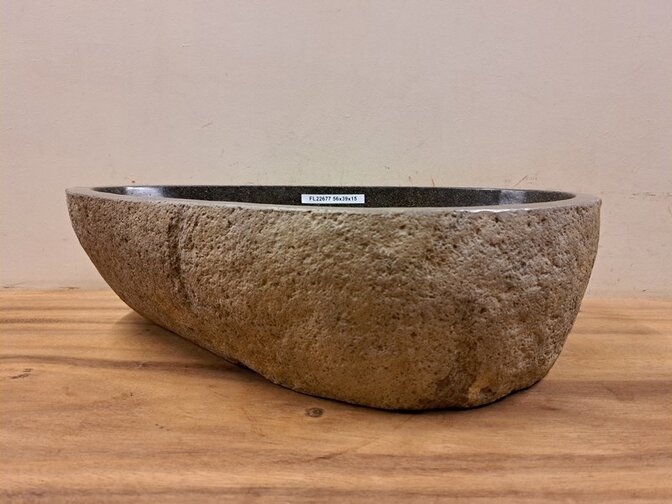 Waschbecken aus Naturstein – 56 x 39 x 15 cm – FL22677