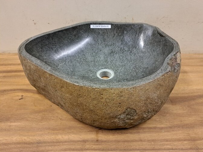 Waschbecken aus Naturstein – 52 x 43 x 15 cm – FL22678