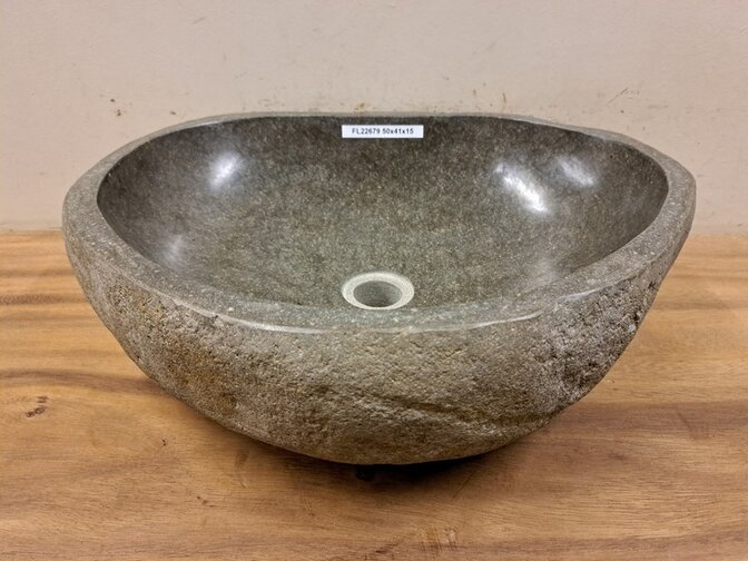 Waschbecken aus Naturstein – 50 x 41 x 15 cm – FL22679