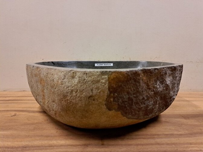 Waschbecken aus Naturstein – 50 x 47 x 15 cm – FL22687