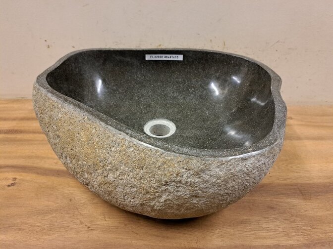 Waschbecken aus Naturstein – 46 x 41 x 15 cm – FL22690