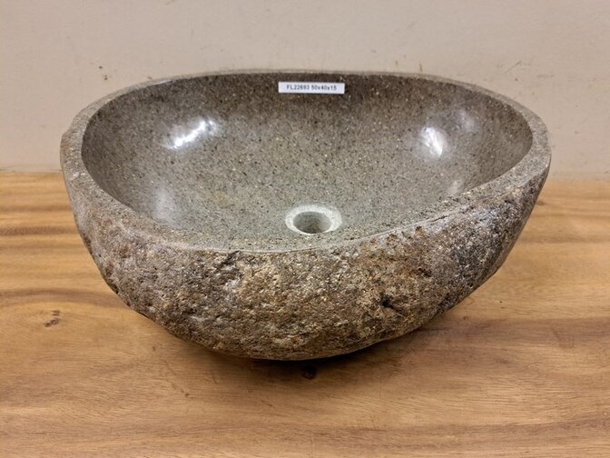 Waschbecken aus Naturstein – 50 x 40 x 15 cm – FL22693