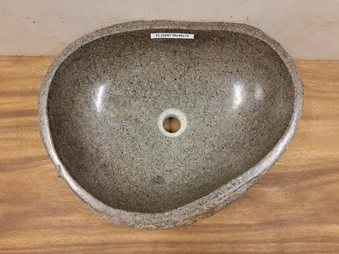Waschbecken aus Naturstein – 50 x 40 x 15 cm – FL22693