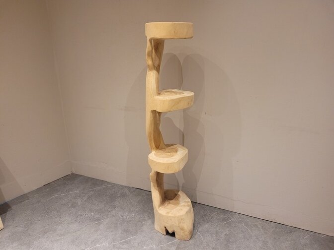 Robuste Suarwood-Etagere 140cm – 4 Ablagen