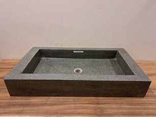 Naturstein-Waschbecken 80x45x13cm - FL22711