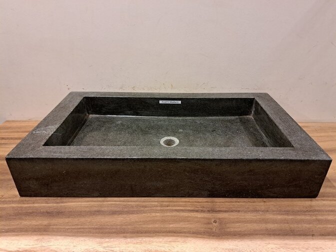 Waschbecken aus Naturstein 80x45x13 cm - FL22708