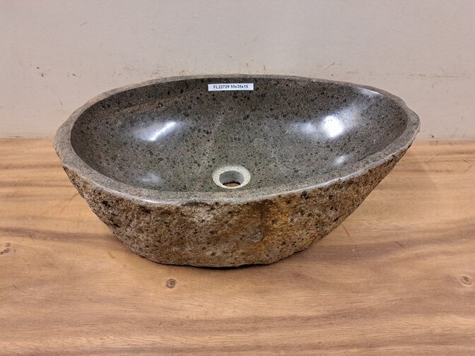 Waschbecken aus Naturstein – 55 x 35 x 15 cm – FL22729