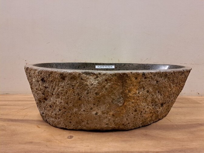 Waschbecken aus Naturstein – 55 x 35 x 15 cm – FL22729