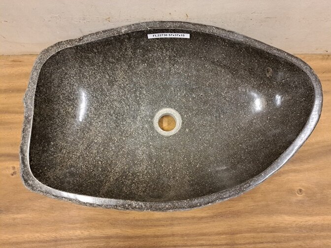 Waschbecken aus Naturstein – 57 x 37 x 15 cm – FL22730