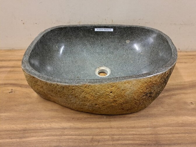 Waschbecken aus Naturstein – 54 x 42 x 15 cm – FL22737
