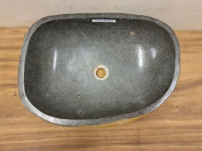 Waschbecken aus Naturstein – 54 x 42 x 15 cm – FL22737