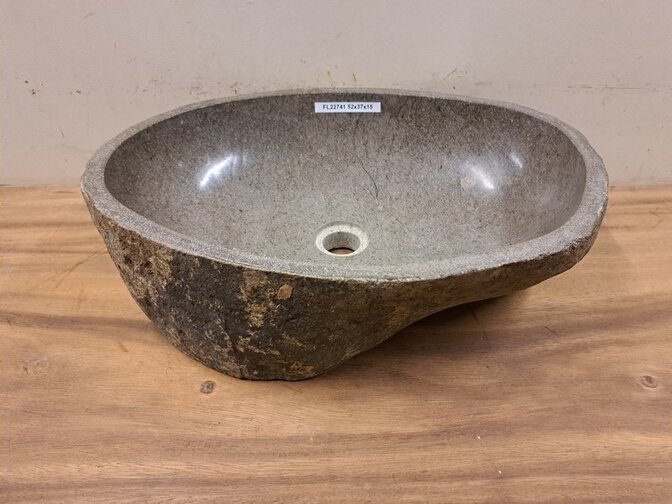 Waschbecken aus Naturstein – 52 x 37 x 15 cm – FL22741