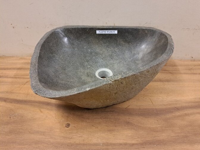 Waschbecken aus Naturstein – 47 x 38 x 15 cm – FL22742