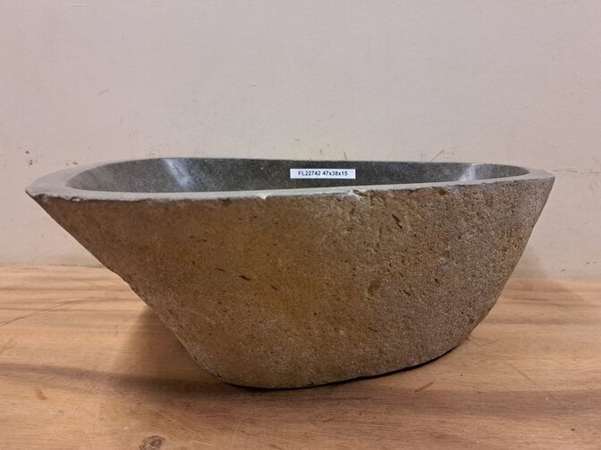 Waschbecken aus Naturstein – 47 x 38 x 15 cm – FL22742