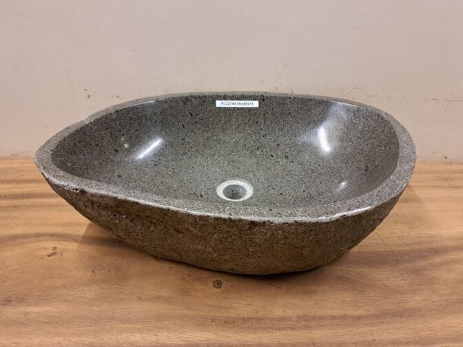 Waschbecken aus Naturstein – 56 x 40 x 15 cm – FL22744