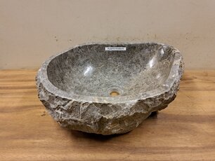 Waschbecken aus Marmor – 51 x 42 x 15 cm – FL22773