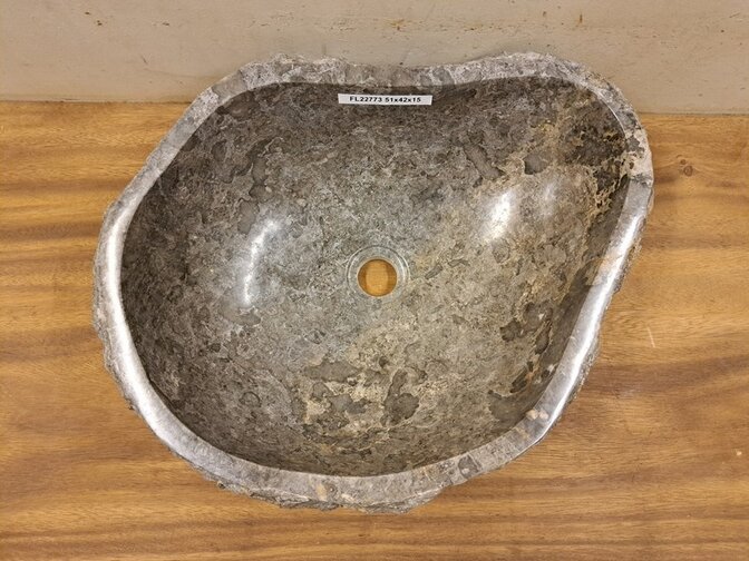 Waschbecken aus Marmor – 51 x 42 x 15 cm – FL22773