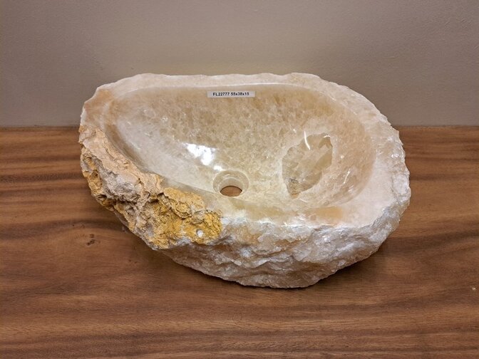 Onyx-Waschbecken – oval – 55 x 38 x 15 – FL22777